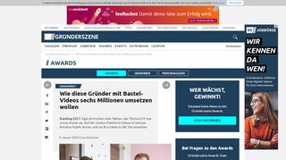 
                            6. Wie diese Gründer mit Bastel-Videos sechs Millionen umsetzen ...