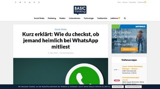 
                            2. Wie du checkst, ob jemand heimlich bei WhatsApp mitliest