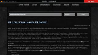 
                            13. Wie erstelle ich ein ESO-Konto für Xbox One? - Hilfe | The Elder ...