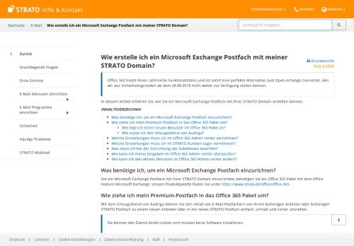 
                            13. Wie erstelle ich ein Microsoft Exchange Postfach?