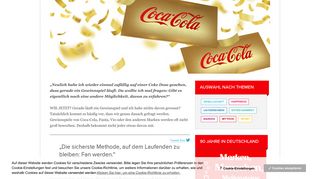 
                            5. Wie finde ich aktuelle Coca-Cola Gewinnspiele?: Coca-Cola Journey