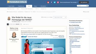 
                            3. Wie findet ihr die neue Homepage der NHAD? - Fernstudium-Infos.de