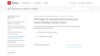 
                            5. Wie füge ich meinem Avira Connect Web ein neues mobiles Gerät ...