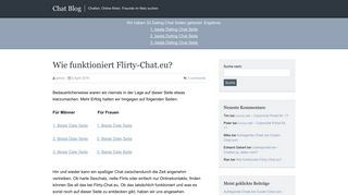 
                            7. Wie funktioniert Flirty-Chat.eu? - Chat Blog