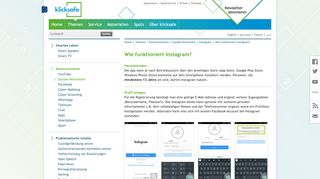 
                            3. Wie funktioniert Instagram? - klicksafe.de
