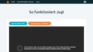 
                            3. Wie funktioniert jugl.net