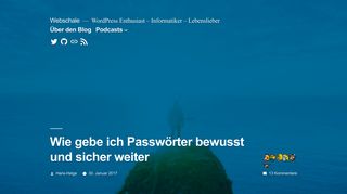 
                            7. Wie gebe ich Passwörter bewusst und sicher weiter – Webschale