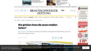 
                            6. Wie gefallen Ihnen die neuen mobilen Seiten? - Braunschweiger ...