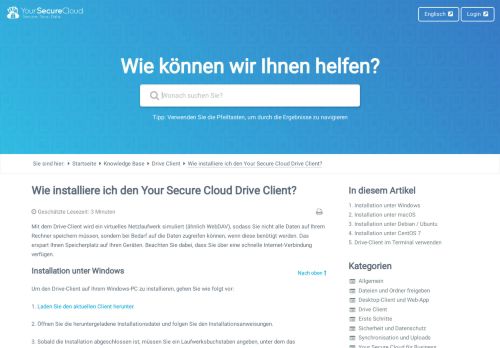 
                            9. Wie installiere ich den Your Secure Cloud Drive Client? – Your Secure ...