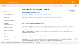 
                            1. Wie installiere ich Joomla bei STRATO?