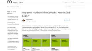 
                            10. Wie ist die Hierarchie von Company, Account und Login? – Webtrekk