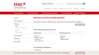 
                            4. Wie kann ich auf Evento Web zugreifen? | Fernfachhochschule ... - FFHS