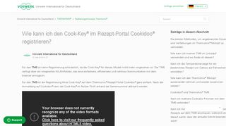 
                            11. Wie kann ich den Cook-Key ® im Rezept-Portal Cookidoo ... - Vorwerk