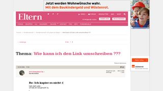 
                            10. Wie kann ich den Link umschreiben ??? - Seite 2 - Eltern