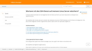 
                            11. Wie kann ich den SSH-Dienst auf meinem Linux Server absichern?