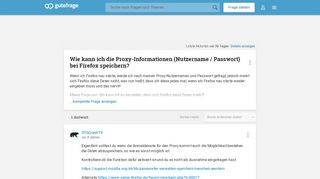 
                            11. Wie kann ich die Proxy-Informationen (Nutzername / Passwort) bei ...