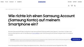 
                            2. Wie kann ich ein Samsung-Konto auf Smartphone anmelden oder ...