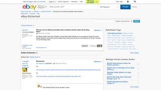 
                            1. Wie kann ich ein Skript ausschalten,dass michbeim ... - eBay Community