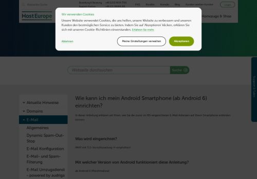 
                            5. Wie kann ich mein Android Smartphone (ab Android 6 ... - Host Europe