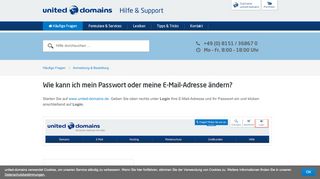 
                            11. Wie kann ich mein Passwort oder meine E-Mail-Adresse ändern ...