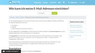 
                            3. Wie kann ich meine E-Mail-Adressen einrichten? | lima-city