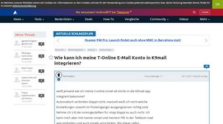 
                            13. Wie kann ich meine T-Online E-Mail Konto in K9mail integrieren ...