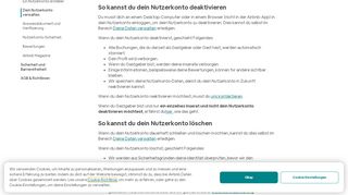 
                            5. Wie kann ich meinen Account deaktivieren oder löschen? | Airbnb ...