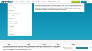
                            5. Wie kann ich mich bei der ParkNow App einloggen?