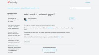 
                            8. Wie kann ich mich einloggen? – Hilfecenter der edudip GmbH