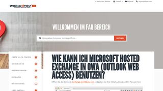 
                            9. Wie kann ich Microsoft Hosted Exchange in OWA (Outlook Web ...