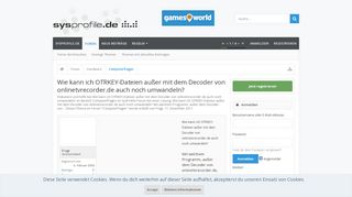 
                            12. Wie kann ich OTRKEY-Dateien außer mit dem Decoder von ...