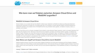 
                            2. Wie kann man auf Dateien zwischen Amazon Cloud Drive und ...