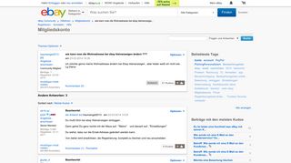 
                            10. wie kann man die Wohnadresse bei ebay kleinanzeige... - eBay Community