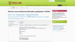 
                            7. Wie kann man ein Sicheres & Schnelles LoginSystem in VB.Net - Lima ...