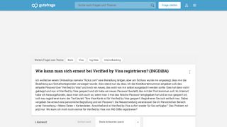 
                            3. Wie kann man sich erneut bei Verified by Visa registrieren ...