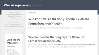 
                            4. Wie können Sie Ihr Sony Xperia XZ an Ihr Fernsehen anschließen ...