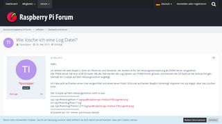 
                            11. Wie lösche ich eine Log Datei? - Netzwerk und Server - Deutsches ...