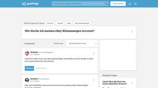 
                            9. Wie lösche ich meinen eBay Kleinanzeigen Account? (löschen ...