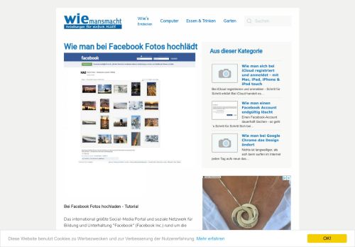 
                            10. Wie man bei Facebook Fotos hochlädt - Wie man´s macht ...