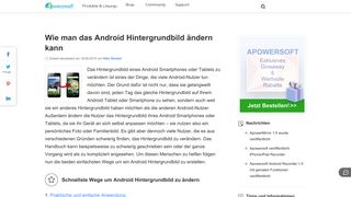 
                            12. Wie man das Android Hintergrundbild ändern kann - Apowersoft