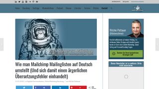 
                            7. Wie man Mailchimp Mailinglisten auf Deutsch umstellt (Und sich damit ...