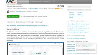 
                            7. Wie man Rambler.ru Weiterleitung los wird - Virus Entfernungsleitfaden