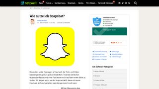 
                            6. Wie nutze ich Snapchat? - NETZWELT