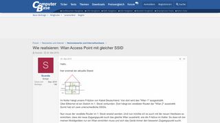 
                            1. Wie realisieren: Wlan Access Point mit gleicher SSID ...