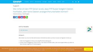 
                            3. Wie richte ich den FTP-Server so ein, dass FTP-Nutzer ... - QNAP