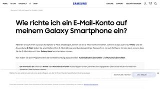 
                            10. Wie richte ich ein E-Mail-Konto auf meinem Galaxy Smartphone ein ...