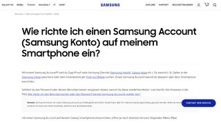 
                            5. Wie richte ich einen Samsung Account (Samsung Konto) auf meinem ...