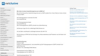 
                            8. Wie richte ich meinen Hosted-Exchange-Account via IMAP ein ...