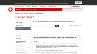 
                            12. Wie schließe ich meinen eigenen Router ans Vodafone ... - MeinKabel