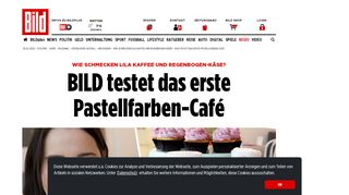 
                            4. Wie schmecken lila Kaffee und Regenbogen-Käse? - BILD testet das ...